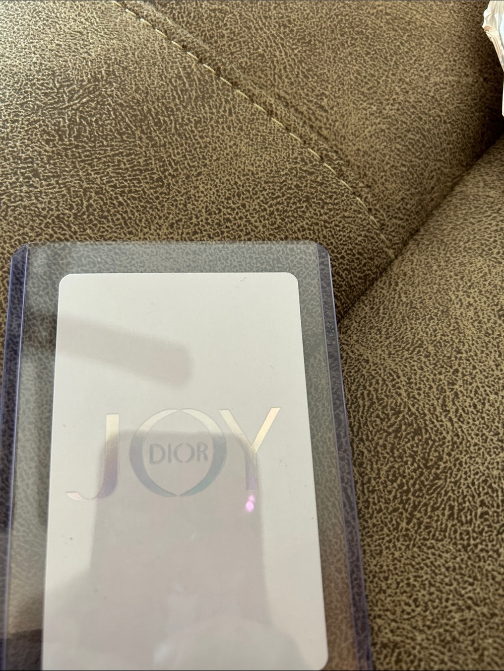 Dior 10 of hearts Card with Holographic JOY Logo